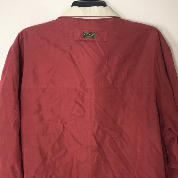 Orvis lightweight zip up nylon jacket with pockets size large - Picture 11 of 12